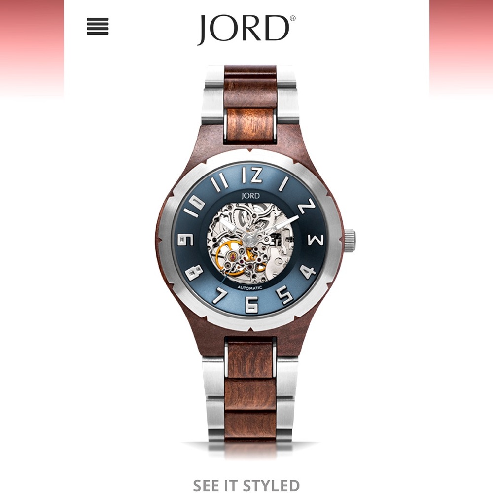 JORD DOVER II MENS WATCH

SANDALWOOD & STAINLESS STEEL